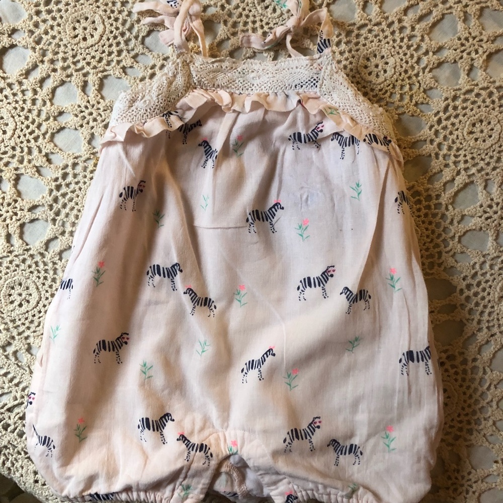 Baby Gap Zebra Romper 3-6 months